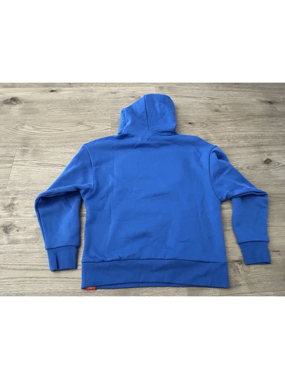 DC Wonder Woman's Blue Hooded Embroidered Patch Sweatshirt Size Small - Picture 6 of 7
